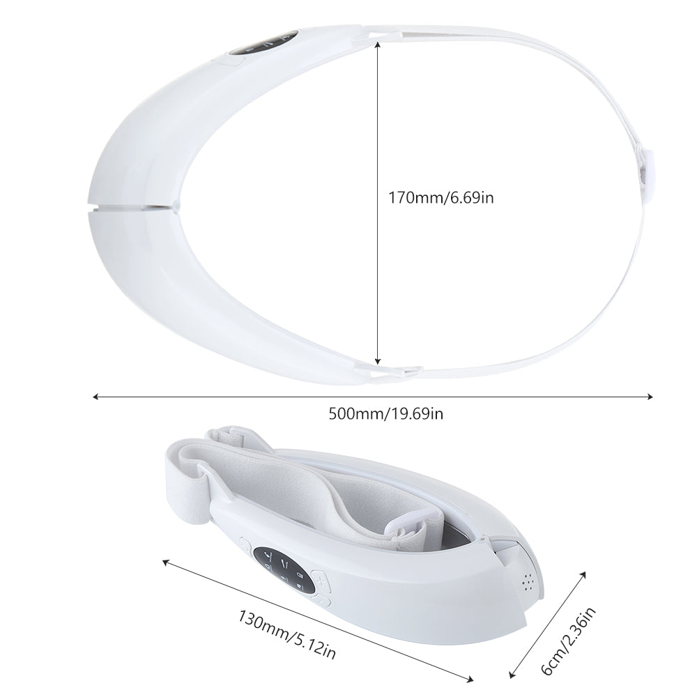 LED facial mask with microcurrent therapy