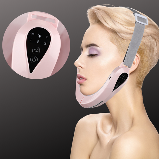 LED facial mask with microcurrent therapy