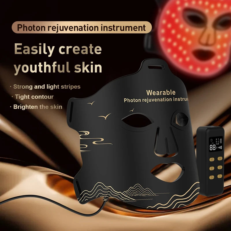 Red Led Light Therapy Photon Mask