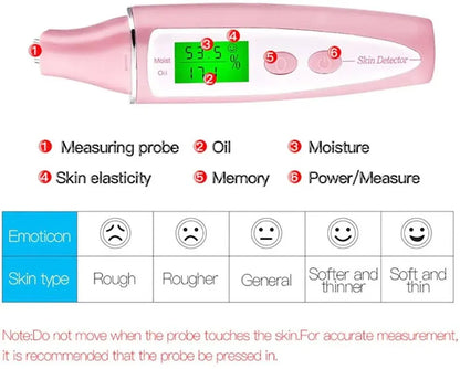 Skin Moisture Tester for Facial Care