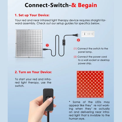 Panel Therapy Red Light Lamp