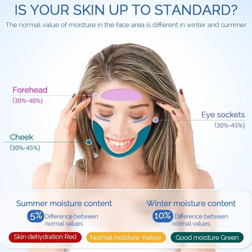 Skin Moisture Tester for Facial Care